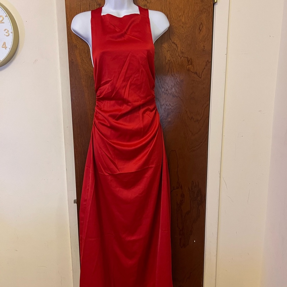 Commense Vibrant Red Dress